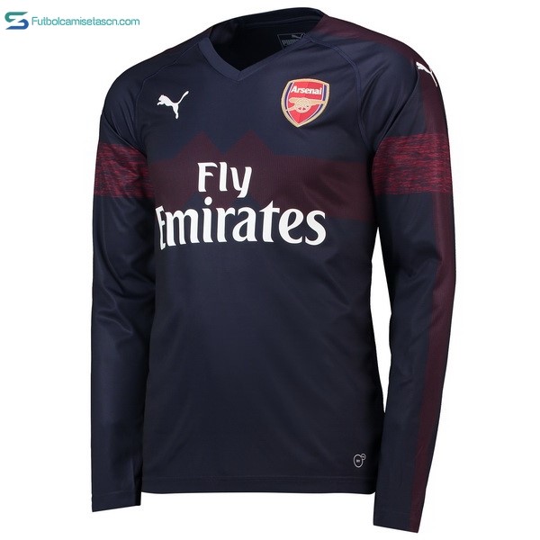 Camiseta Arsenal 2ª ML 2018/19 Azul Marino